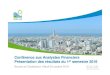 Bourse en ligne, marché actions Casablanca, Maroc - Conférence … · 2016. 10. 5. · L’engagement de Lydec sur un plan d’actions sur le changement climatique en préparation
