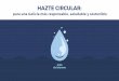 HAZTE CIRCULAR · 2019. 11. 15. · Origen de las aguas mineromedicinales y minerales naturales. Singularidad de las aguas minerales. La pureza del agua mineral. Protección del entorno