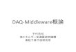 DAQ-Middleware概論...1ms 100us ディスクへの書き込み (1) 2015-09-29 36 2015-09-29 37 2015-09-29 38 2015-09-29 39 ハードディスク書き込み時間の測定 DAQ-Middlewareではなく普通のCで書いたプ