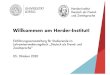 Willkommen am Herder-Institut! · Willkommen am Herder-Institut! Einführungsveranstaltung für Studierende im Lehramtserweiterungsfach „Deutsch als Fremd-und Zweitsprache“ 05