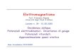 elettromagnetismo 2 (2019-2020);4ragusa/2019-2020/elettromagnetismo... · Elettromagnetismo – Prof. Francesco Ragusa 455 Incidenza obliqua • La forma generica delle condizioni