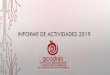 INFORME DE ACTIVIDADES 2019 · 2020. 6. 25. · acodrés CAPiTULO MAGDALENA ASOCIACIÔN COLOMBIANA DE LA INDUSTRIA GASTRONÓMICA Bfilbôteo Libros O para comer Òacodrés XRACOL 'RADIO