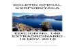 BOLETIN OFICIAL CORPOBOYACA · BOLETIN OFICIAL- EDICION No. 148 4 RESOLUCIÓN 3765 18 DE NOVIEMBRE DE 2016 C.N.). Por medio de la cual se delimita el Humedal Ciénaga de Palagua en