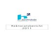 Titelblatt Rektoratsbericht 2011 - Landesportal Sachsen-Anhalt · 2014. 4. 17. · Vorbereitung Re-Audit 2013 Jahresbericht 2011 abgegeben 22. Neue Steuerung 1 Insbesondere interne