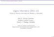 Lógica informática (2011 12) - Tema 9: Formas normales de ...jalonso/cursos/li-11/temas/tema-9.pdfPDTema9: FormasnormalesdeSkolemycláusulas Bibliografía Bibliografía 1.M.L.BonetApuntes