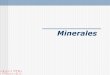 Rocas - Minerales · 2018. 3. 26. · Grupos de minerales Silicatos comunes • Los silicatos oscuros: Grupo de los piroxenos • Cadenas simples ligadas por iones de hierro y magnesio