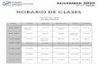 HORARIO DE CLASES · 2020. 11. 7. · Dibujos flotantes • Un espejito (5 cm aprox.) • Un recipiente de plástico 20 x 20 cm ... Present Tense review and Present Progressive to