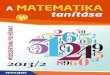 Matbor 2013 - Mozaik Kiadó · 2013. 10. 21. · a „Matek-játék a napköziben és otthon”, „A já-ték matematikája”, „Játsszunk matematikát!” vagy a „Matematika