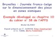 Bruxelles : Journée franco-belge sur le dimensionnement ......AFPS Guide pieux - Journée du 15 mars 2018 1. Exemple développé au chapitre 10 du cahier n° 38 de l’AFPS. Michel