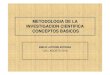 METODOLOGIA DE LA INVESTIGACION CIENTIFICA CONCEPTOS … · 2016. 3. 3. · EMILIO LATORRE ESTRADA CALI, AGOSTO 2010. EL CONO DEL APRENDIZAJE • EDGAR DALE (1900-1985), Pedagogo