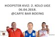 HOOPSTER KVIZ: 2. KOLO LIGE 06.04.2018. CAFFE BAR …hoopster.hr/wp-content/uploads/2018/04/HOOPSTER-KVIZ-2-kolo.pdfsamo jedan igrač zabio 60 ili više poena na utakmici, on je? 2