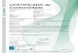 CERTIFICADOde Conformidade - PR electronics series...ABNT NBR IEC 60079-0:2013 Versão Corrigida 2:2016 ABNT NBR IEC 60079-7:2018 ABNT NBR IEC 60079-15:2019 Certificado númeroCertificate