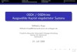 OSEK / OSEKtime Ausgewählte Kapitel eingebetteter Systeme · 2006. 7. 17. · Einführung OSEK-OS OSEKtime-OS Zusammenfassung Betriebsmittelverwaltung Lösung: OSEK Priority-Ceiling-Protokoll