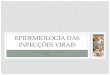 Epidemiologia das infecções virais - Inicial — UFRGS•Patogenia: mecanismo pelos quais os agentes infecciosos produzem doença em seus hospedeiros. •Resposta imunológica: conjunto