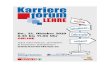 Arbeitsbuch KFLehre 2020 - KARRIEREFORUM · 2020. 10. 20. · Dieses Arbeitsbuch zeigt auf, wie du in acht Schritten zu einer Lehrstelle gelangst, die zu dir passt Weil kreative Jobfindung