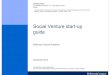 Social Venture Start-Up Guide - 2012
