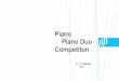 Piano Piano Duo Competiton - DAVORIN JENKO · rijumu u Ženevi (1990-1992), gde po drugi put stiče zvanje mag-istra umetnosti (Magister Artium). Tokom karijere održava inten-zivne