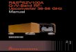 R&S SZV100A Q-/V-Band RF- Upconverter 36-56 GHz ManualR&S ®SZV100A Preface Manual 1431.0060.02 01 7 1 Preface 1.1 Key Features The RF Upconverter RF upconverter features: Q-/V-Band