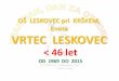 Enota VRTEC LESKOVEC · 2016. 5. 26. · Vrtec Leskovec raste… 8 oddelkov 2001 … 16 oddelkov 2016 Občina Krško financirala adaptacijo ^stare, stare šole, postavitev večnamenskega