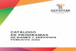 CATÁLOGO DE PROGRAMASsefotur.yucatan.gob.mx/files-content/general/3a88d8a2aa... · 2017. 5. 15. · Catálogo de Programas de Bienes y Servicios Públicos 2015 12 Procedimiento mediante