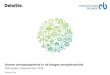 Groene werkgelegenheid in de Haagse energietransitie...positionering v/h het project • Presentatie aan de EBDH Juli 2018 Tijdslijn • 1ste bijeenkomst waarbij een totaal pakket