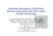 Radiation Resistance of SOI Pixel Sensors Fabricated with OKI 0.15µm FD-SOI … · 2008. 10. 18. · ¾bonded SOI can optimize resistivity for electronics and sensor ¾monolithic