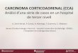 CARCINOMA CORTICOADRENAL (CCA) · 2016. 12. 17. · CARCINOMA CORTICOADRENAL (CCA) Anàlisi d’una sèrie de asos en un hospital de tercer nivell A. Simó-Servat, P. García, A