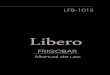FRIGOBAR - Liberocorpliberocorp.pe/wp-content/uploads/2017/09/Manual-LFB-101S.pdf · 2017. 9. 4. · FRIGOBAR MODELO LFB-101S Color Inox. Especificaciones del equipo - 5 - ESPECIFICACIÓN