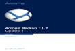 Acronis Backup 11.7 Update 1dl.acronis.com/u/pdf/AcronisBackupWS_11.7_userguide_ja...5.6.5ファイル レベルのセキュリティ ..... 212 5.6.6 マウントポイント 