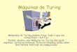 Máquinas de Turing - USPwiki.icmc.usp.br/images/4/45/AulaMaquinadeTuring.pdfMáquina de Turing Função de transição : : Q x Q x x {L,R} Ou seja, (q,a) = (p,b,D) onde: • p é