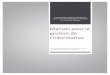 Manuel pour la gestion de · 2020. 10. 5. · Un manuel des meilleures pratiques en gestion de l’information pour les employés ... Protection des informations en voyage ... informations,