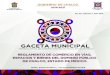 GACETA MUNICIPAL - Gobierno de Chalco · 2019. 12. 12. · GACETA MUNICIPAL PERIÓDICO OFICIAL DEL GOBIERNO MUNICIPAL DE CHALCO, ESTADO DE MÉXICO Chalco, Estado de México, a 30