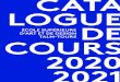 CATA LOGUE DE - Ecole supérieure d'art et de design · 2020. 10. 15. · Au cours de l’année, chacun.e explorera le potentiel lexique du langage graphique et pictural, posant