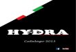 Catalogo 2015 - HydraCatalogo 2015 the Best Solution. ... Il marchio HYDRA è commercializzato da un’azienda giovane nel panorama del settore della pesca sportiva. Giovane ma dinamica