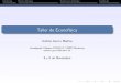 Taller de Econofísica - CIMAT · 2018. 12. 10. · Introduccion Matrices Aleatorias Transferencia de Entrop a Contribuci on Taller de Econof sica Andr es Garc a Medina Investigador