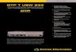 Extron - DTP T USW 233 A Dos entradas HDMI y una VGA A Conmutación automática entre entradas – La conmutación automática simplifica la instalación y elimina la necesidad de