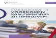 STARTDOCUMENT VOORKOMEN VAN ONNODIG ......Petry, K. (2013). Effecten van zittenblijven in het basis- en secundair onderwijs in kaart gebracht: Een systematische literatuurstudie. Pedagogische