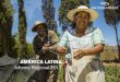 AMÉRICA LATINA Informe Regional 2017 · 2020. 11. 4. · Informe Regional 2017. ... página final. Presentación Benjamin Lang Director Sudamérica Philippe Schneuwly Director Centroamérica