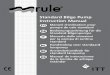 Standard Bilge Pump Instruction Manual - Fondriest · 2014. 6. 18. · EN 50081-1 & EN 50082-1 / EN 50082-1 Following the Provisions of the Electromagnetic Compatibility Directive