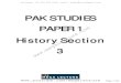PAK STUDIES PAPER 1 ...Regimes: 1. Jinnah + Initial Problems (1947 – 1946) 2. Liaqat Ali Khan (1948 – 1951) 3. Malik Ghulam Muhammad (1951 -1955) 4. Iskindar Mirza (1955 – 1957)