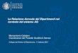 La Relazione Annuale dei Dipartimenti nel contesto del ......La Relazione Annuale dei Dipartimenti nel contesto del sistema AQ Marcantonio Catelani Coordinatore del Presidio Qualità
