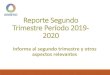 Reporte primer trimestre 2020 ASEIMO · 2020. 5. 1. · REPORTE DE RECUPERACION Y COMISIONES RECIBIDAS Para Asecobros , durante el trimestre de enero a marzo 2020 , la recuperación