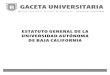 ESTATUTO GENERAL DE LA UNIVERSIDAD AUTÓNOMA ...fcays.ens.uabc.mx/wp-content/uploads/2021/05/Estatuto...16 de diciembre 2019- G 433 | Edición Especial 3 DANIEL OCTAVIO VALDEZ DELGADILLO,