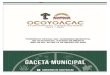 GACETA MUNICIPAL De Ocoyoacac 2020 · 2020. 5. 9. · 11. Reglamento: Al Reglamento de Imagen Urbana del Municipio de Ocoyoacac. 12. UMA: Unidad de Medida y Actualización. Artículo