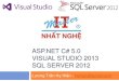 ASP.NET C# 5.0 VISUAL STUDIO 2013 SQL SERVER 2012 · 2018. 9. 7. · Giới thiệu C# Môi trường lập trình ... 1. Chọn loại ngôn ngữ 2. Chọn loại ứng dụng 3