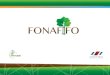 Fondo Nacional de Financiamiento Forestal · 2018. 8. 30. · Antecedentes • El Fondo Nacional de Financiamiento Forestal, Fonafifo, es una institución pública, según Resolución