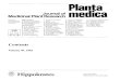 Planta Journal of medica · 2020. 12. 27. · II Contents 49,1983 Atta-ur-Rahman, Bashir, M.\ Isolation of New Alkaloids from Catharanthus roseus 124 Atta-ur-Rahman, Nisa, M., Farhi,