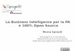 La Business Intelligence per la PA è 100% Open Source