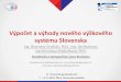Výpočet a výhody nového výškového systému Slovenska