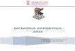 MEMORIA DEPORTIVA 2018 - FACV